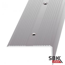 ПО-40/20  порог угловой алюминиевый цветной  рифленый